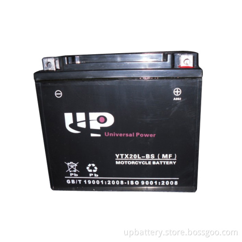 Sealed Maintenance Free Motorcycle Batteries Ytx20L-Bs 12V 18ah